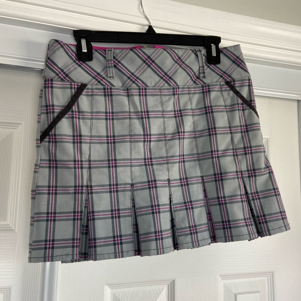 Fila Plaid Golf Skirt